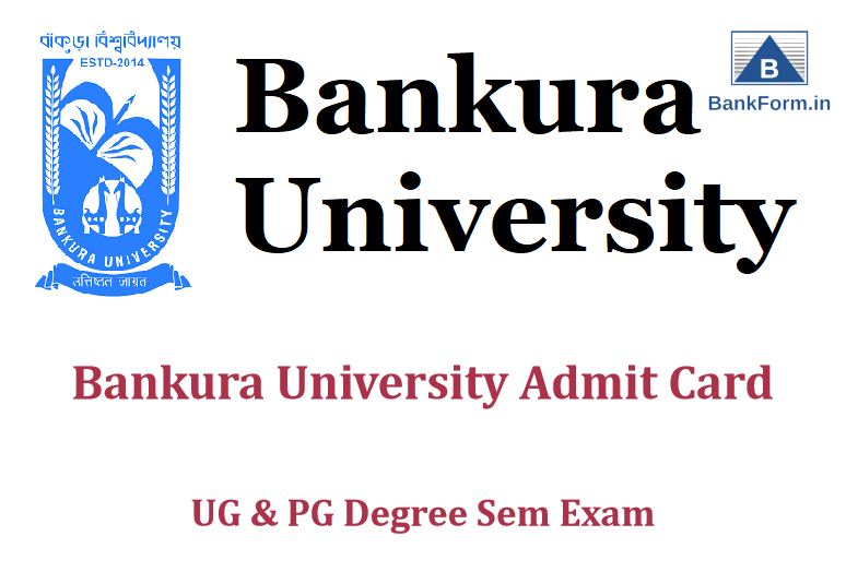 Bankura University Admit Card