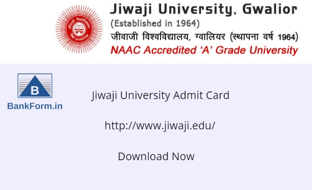 Jiwaji University Admit Card